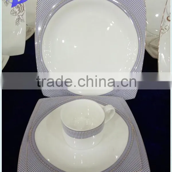 45% Bone China 86 PCS Porcelain Dinner Set photo-3
