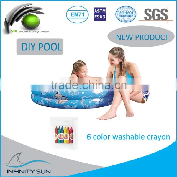 DIY Pool / Drawing Kids Swimming Pool /cute Swimming Pool /animal Swimming Pool /figure Animal Pool