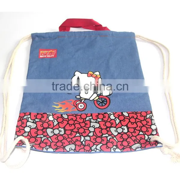 Good Quality Custom Pattern Polyester Drawstring Bag, Bag Drawstring,cheap Custom Drawstring Bags photo-4