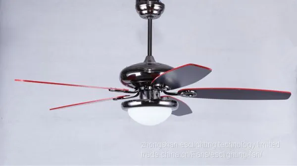 Zhongshan Esclighitng Factory Supply ac Motor Ceiling Fan With Light