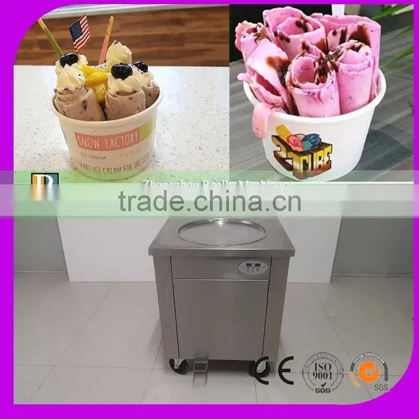 Factory Direct Sale Chinese Topping Keshi Ice Cream Machine With Defrost Pedals photo-3