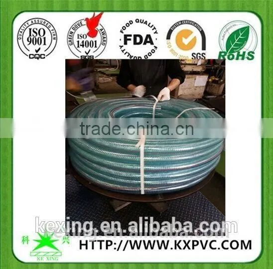 Customized 1/2Inch To 2Inch Clear PVC Steel Wire Reinforce Hose photo-4
