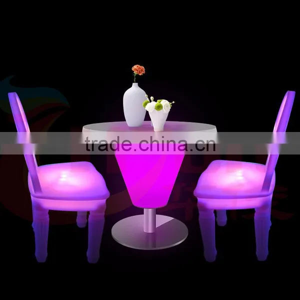 Modern Led Illuminated Party Stool/ Glowing Stool Color Changing Funiture / Rechargeable LED Furniture photo-6