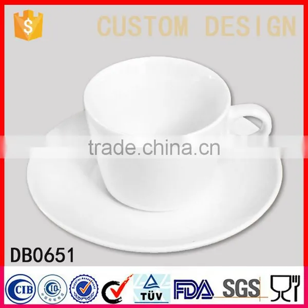 Custom Espresso Cup and Saucer, Ceramic Coffee Cup photo-5