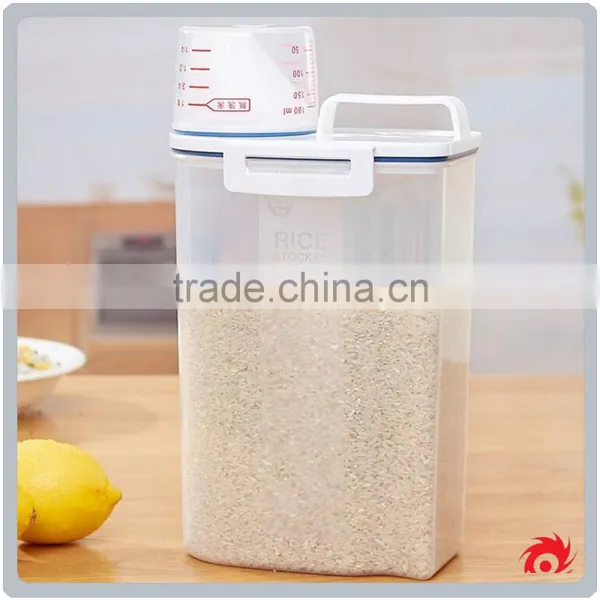 Moistureproof Plastic Kitchen Food Cereal Grain Rice Storage Container Box photo-2