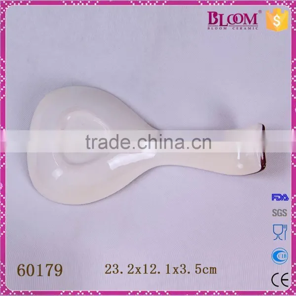 Home Tableware Decoration Glazed Ceramic Spoon photo-5
