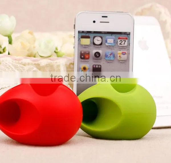 2016 Best Christmas Gift Cheap Mini Speaker Egg Shaped Silicone Speaker for IPhone 5/5S photo-4