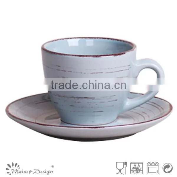 Cup Saucer Handpainting High Quality Modern Design Top Sale Relaxation Style photo-3