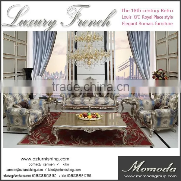 CB41Antique Royal Rococo Black Silver Glossy Neoclassic French High End Elegant Bedroom Furniture Set photo-2