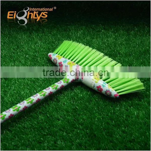 Flower Broom Plastic Broom Printed Broom Handle