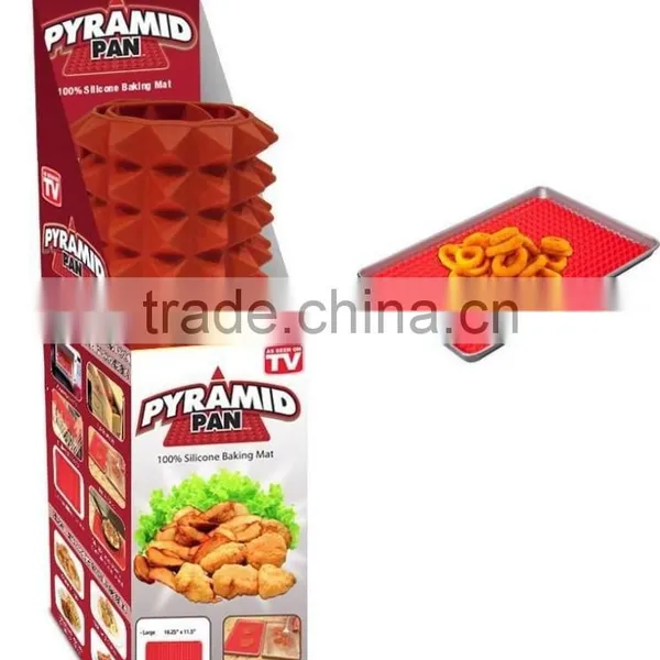 Pyramid Pan Silicone Baking Mat Red Color photo-5