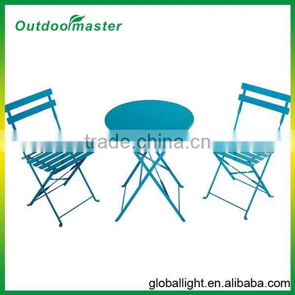 3-Piece Folding Cheap Bistro Set Lemon Green photo-2