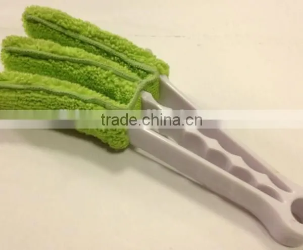 Microfiber Plastic Window Blind Cleaning Brush