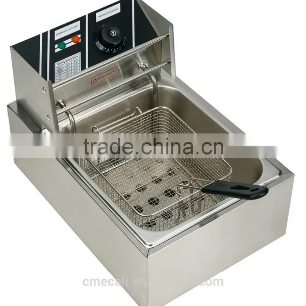2016 Hot Sale Stainless Steel Commercial Chicken Electric Counter Top Deep Fryer photo-2