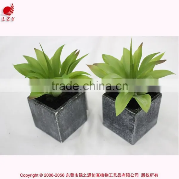 High Quality Wholesale Artificial Mini Succulents,mini Artificial Agave photo-4
