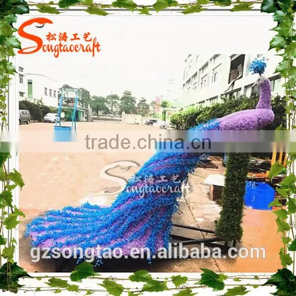 Large Garden Decorative Artificial Grass Sculpture Customized Decoration Artificial Plannt Sculpture photo-3