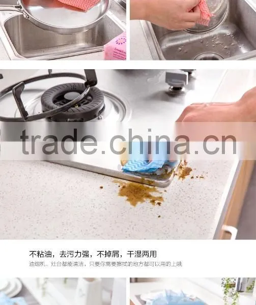 Printed Needle Punched Bamboo Fiber Super Non-woven Cleaning Cloth photo-6