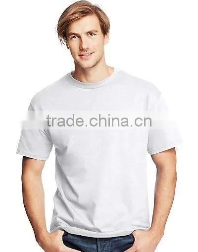 Wholesale Custom Fashion Men's ComfortSoft Crewneck Man to Man Plain T-Shirt photo-4