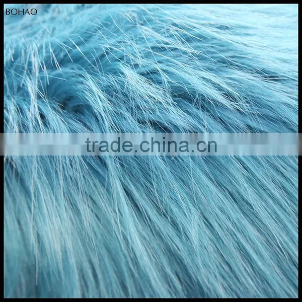 Factory Outlet Environmental High Quality Artificial Fox Fur Fabric photo-3