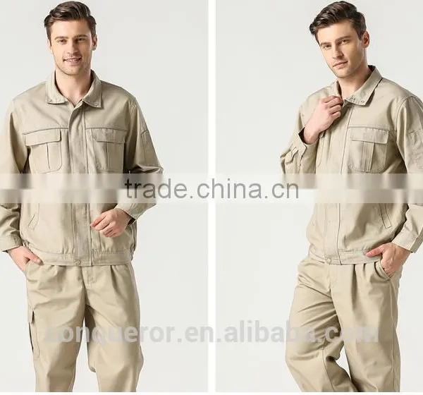 High Quality 100% Cotton/cotton Poly Blended Worker Uniform photo-3