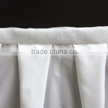 100% Polyester Cheap Table Skirt for Banquet 180GSM Fabric photo-3
