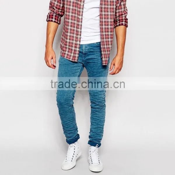 New Style Boys Jeans Skinny With All Drape Style Plain Jeans