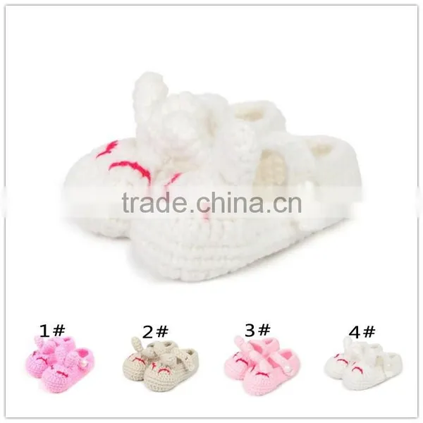 Sleepy Cat Type Hand Crochet Shoes for Baby photo-6