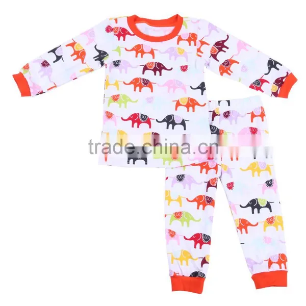 Hot Sale Children Boutique Clothing Printed Kids Pajamas Children Pajamas Fall &winter Kids Outfits photo-2