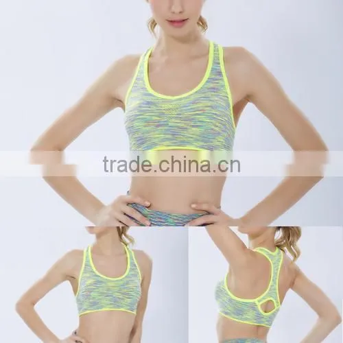 Nylon Breathable Seamless Hot Sexy Xxx Sale Cheap Whoesale Sports Bra photo-2