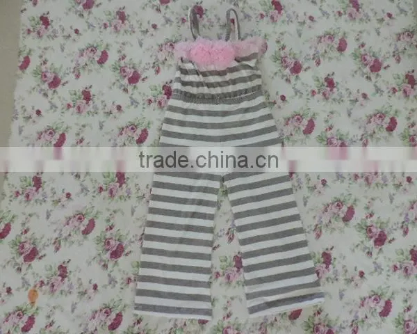 Hot Sale Romper Baby Girls Clothing Fashion Sleeveless Cherven Stripes Cotton Tops Romper 2016 Summer Vacation Kids photo-4