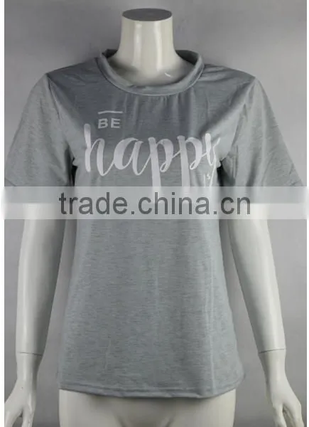 Foreign Trade Sale New ms Letters Printed T-shirts With Short Sleeves photo-5