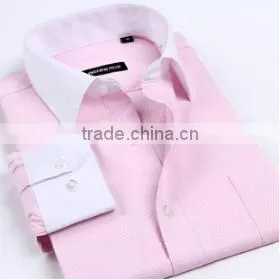 China Shirt Manufacturer 2015 Wholesale Mens Dress Foreign Trade Export Shirts With Good Quality photo-3