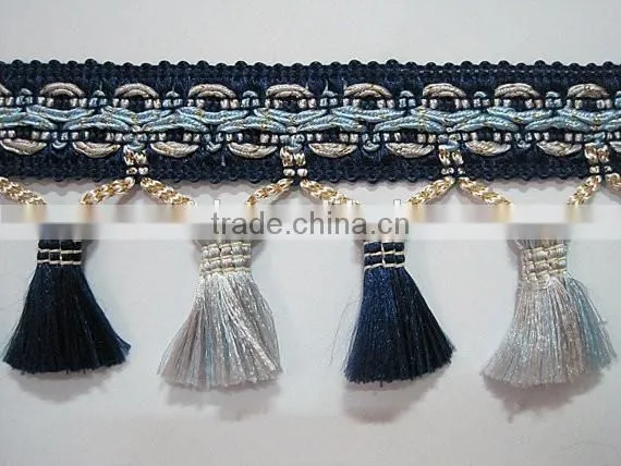 Top Grade Best-Selling Cotton Curtain Tassel Fringe photo-5