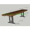 Garden Benches Design Drawing photo-2