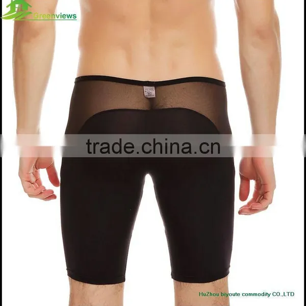 High Quality Pants Men Underwear Lingerie Made in Poland Men Middle Pants Sports Wear Siamese Trousers Men Boxer Shorts photo-5