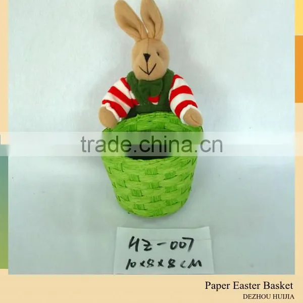 Wholesale Handmade Artwork Paper Basket Easter Basket