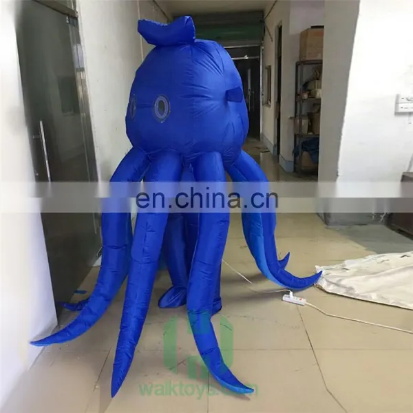 HI CE Inflatable Blue Inkfish Costume for Party photo-2