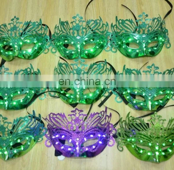 Sexy Led Mask for Masquerade Ball,led Facial Mask for Halloween photo-3