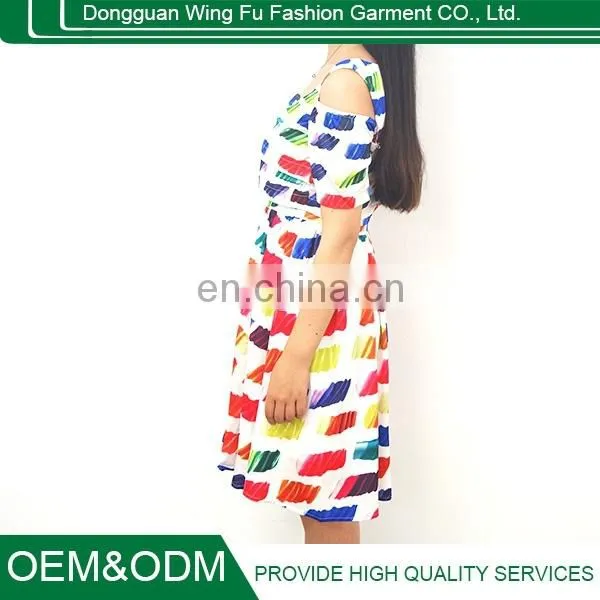 2015 Summer Short Sleeved Silk Skirt Cultivate One's Morality Dress