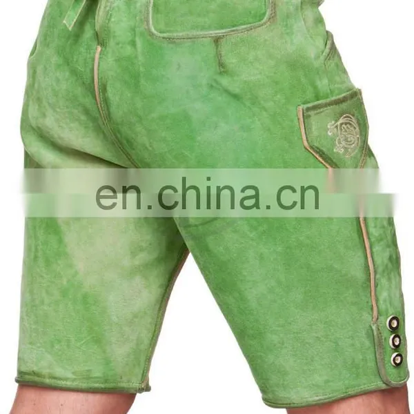 German Bavarian Oktoberfest Trachten Men Short Kurze Lederhosen (Traditional Garments) photo-2