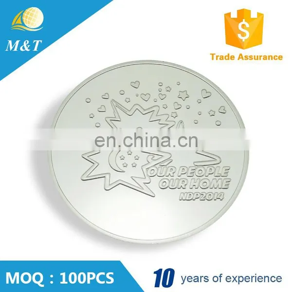 Factory Direct Sale Cheap Custom Silver Coins photo-6