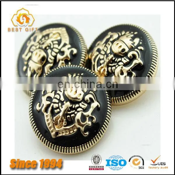 Wholesale Custom Cloth Accessories Fashion Cute Metal Flower Buttons photo-3