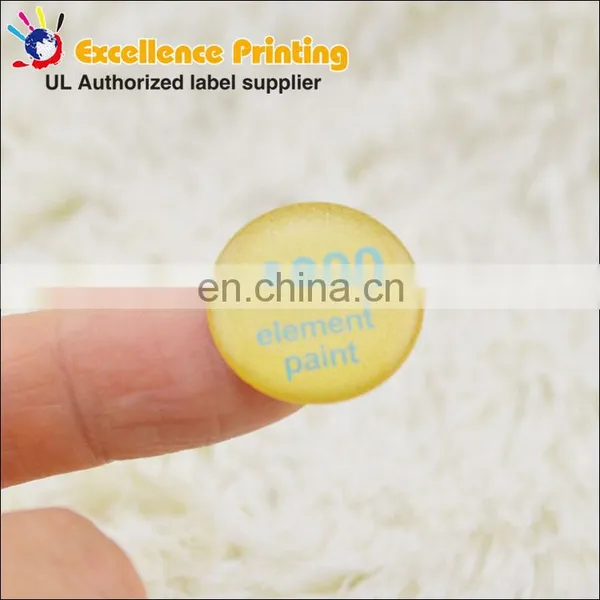 Round Clear Epoxy Resin Dome Stickers photo-5