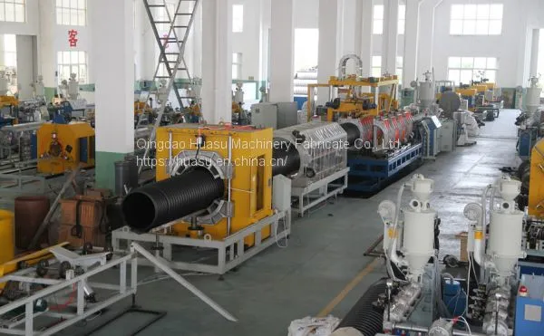 PE DWC Tube Extruder Corrugated Pipe Extrusion Line photo-4