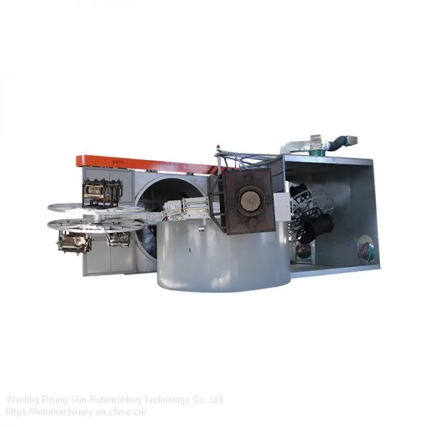 Small Footprint Customized Large Shuttle Rotomolding Machine for Hollow Items photo-2