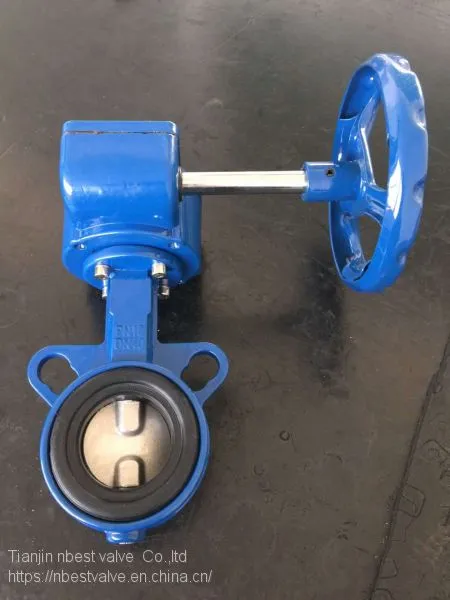Aluminum Alloy Anti-condensatio DN32 Butterfly Valve DN25 With Worm Gear