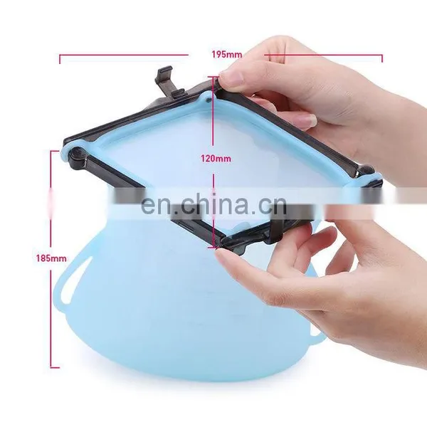 Silicone Seal Vacuum Food Storage Bag 1000ml for Frozen Storage of Fruits and Vegetables photo-3