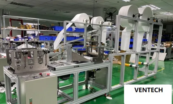 HOT SALE AUTOMATIC FACE MASK MACHINE KN95 FACE MASK PRODUCTION LINE
