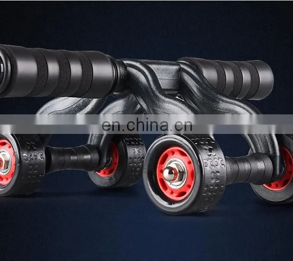 Fitness Equipment 4 Wheels Abdominal Muscle Training AB Wheel photo-3