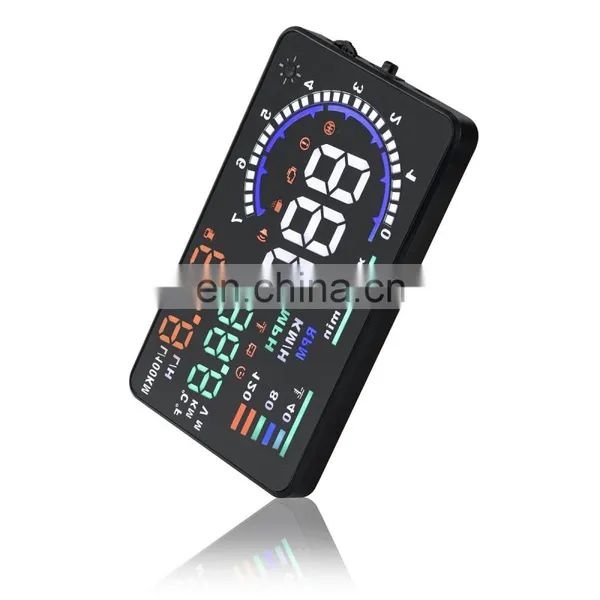 2020 Best Sell Car Projector Speedometer OBD2/OBDII 5.5 Inch Car HUD A8 Car Head Up Display HUD photo-6